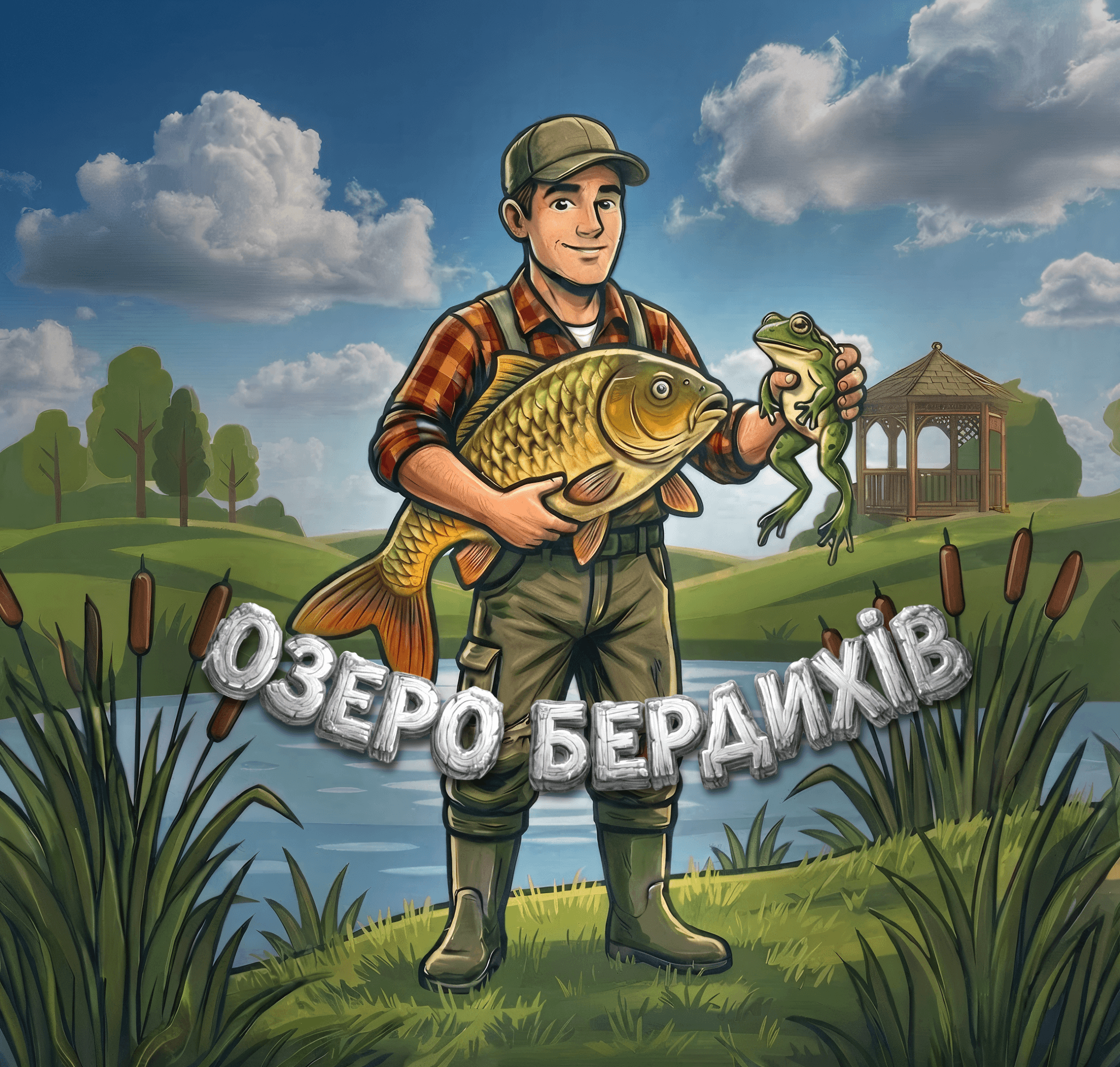 Логотип озера Бердихів